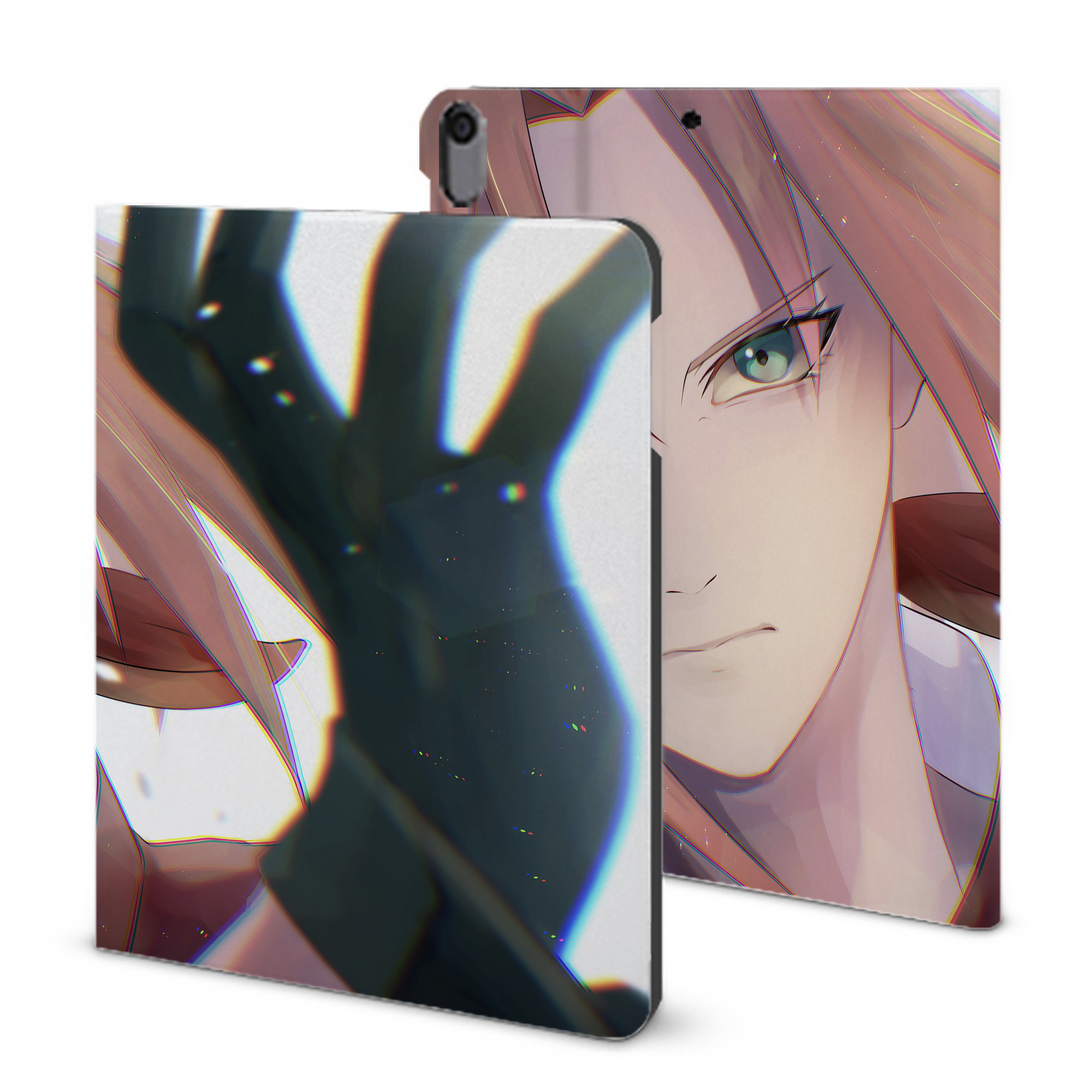（画像用） NARUTO -ナルト- NARUTO -ナルト- 疾風伝 IPad ケース ブック型 PUレザー TPU 耐衝撃 軽量 薄型 ペン収納なし 全面保護 IPad 各モデル対応